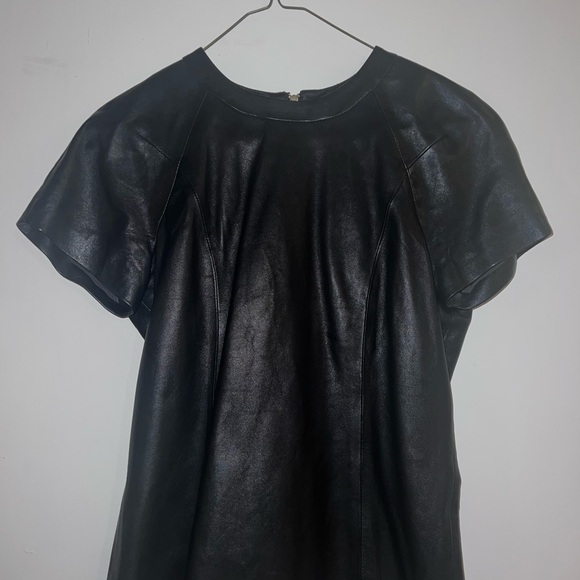 T Alexander Wang black leather top - Picture 3 of 8